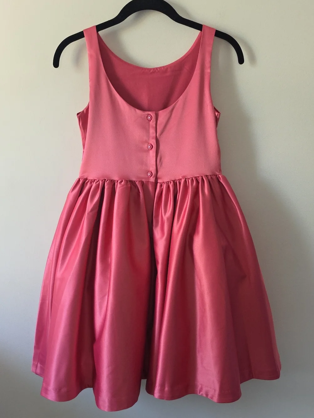 Janie And Jack Special Occasion Pink Satin Oversized Bow Dress Girls Sz 10
